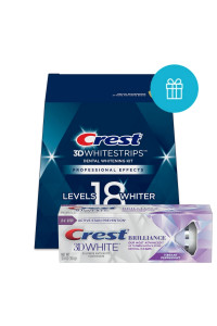 Professional Effects fogfehérítő matrica + Brilliance fehérítő fogkrém Professional Effects fogfehérítő matrica + Brilliance fehérítő fogkrém