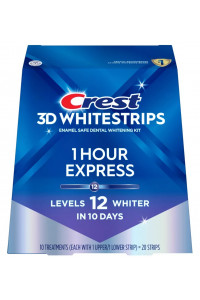 Crest 3D Whitestrips 1 HOUR EXPRESS fogfehérítő matrica Crest 3D Whitestrips 1 HOUR EXPRESS fogfehérítő matricát